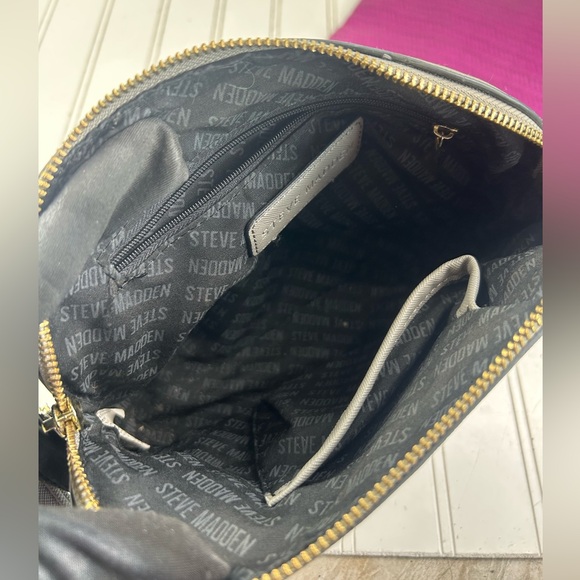 Steve Madden 3PC Handbag Set Crossbody Purse Pink Clutch Black Wallet Bundle - Picture 5 of 13